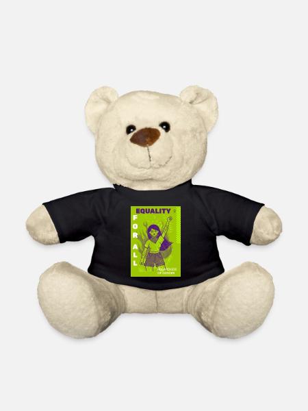 L’égalité pour tous, sans distinction de sexe - Nounours - noir