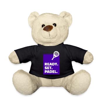 Padel Game Statement Training Tournament Racket Padel - Teddy Bear - black - Front