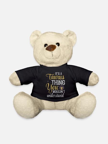 Stier Erde Symbol - Teddy - Schwarz