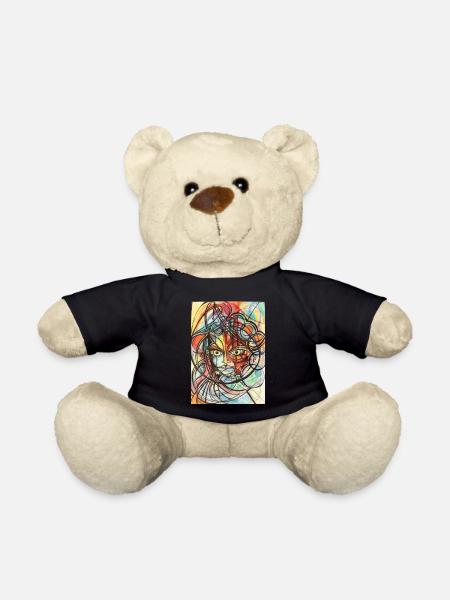 Graffiti Art - Teddy - Schwarz