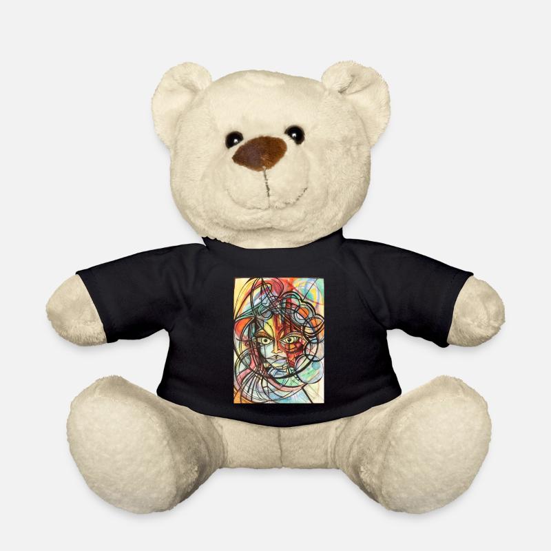 Graffiti Art - Teddy - Schwarz