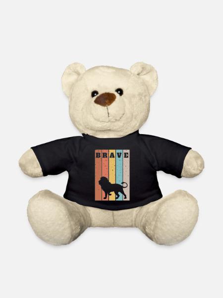 this is to remind you that you are a brave person - Teddy Bear - black