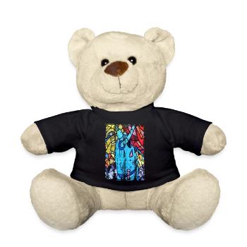 Graffiti style Splash hip hop colors painter color - Teddy Bear - black - Front