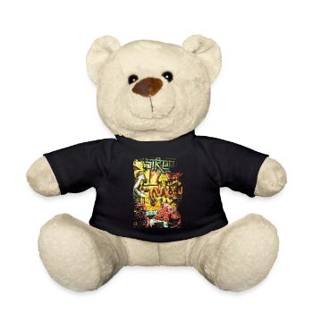 Graffiti style Splash hip hop colors painter color - Teddy Bear - black - Front