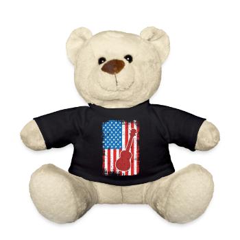 4. Juli USA Ukulele - Teddy - Schwarz - Vorne