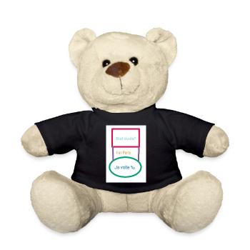 Antwort - Teddy - Schwarz - Vorne