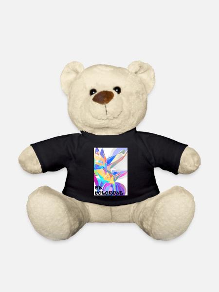 Be Colorful - Teddy Bear - black
