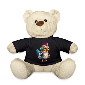 Robo chicken - Teddy - Schwarz - Vorne