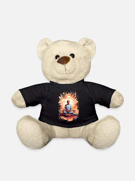 Meditationsübung - Teddy - Schwarz