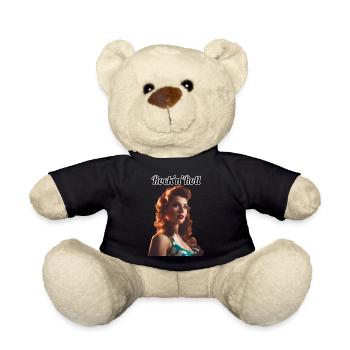 Pinup - Teddy Bear - black - Front