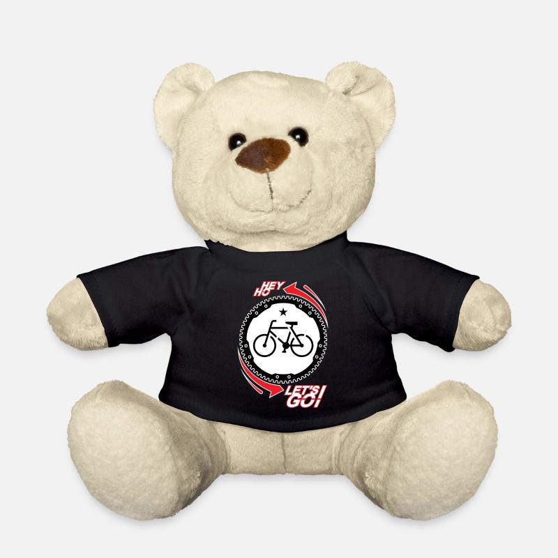 HEY HO - BICYCLE - LET'S GO! - Teddy - Schwarz