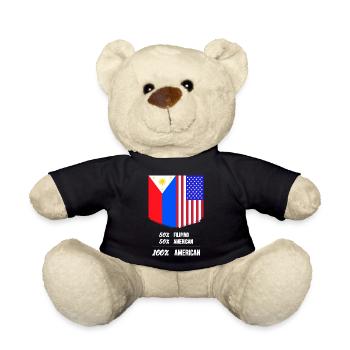 Fil-Am Design für stolze Pinoys - Teddy - Schwarz - Vorne