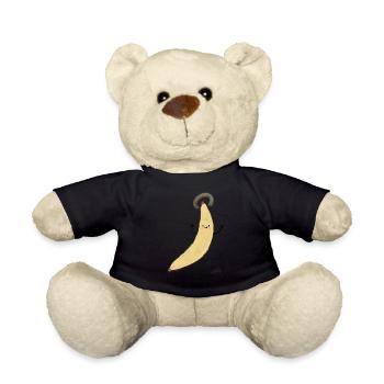 De la banane sucrée pour chaque #banana - Nounours - noir - Devant
