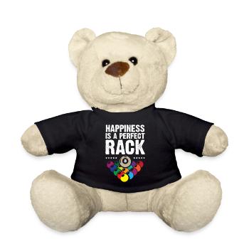 Happiness Is A Perfect Rack Billiards - Teddy - Schwarz - Vorne