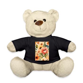 Blumen - Teddy - Schwarz - Vorne