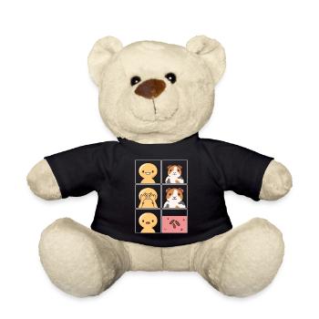 Guinea Pig Poop Design pour Guinea Pig Fan - Nounours - noir - Devant