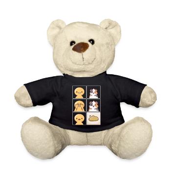 Guinea Pig Pee Design for Guinea Pig Owners - Teddy Bear - black - Front