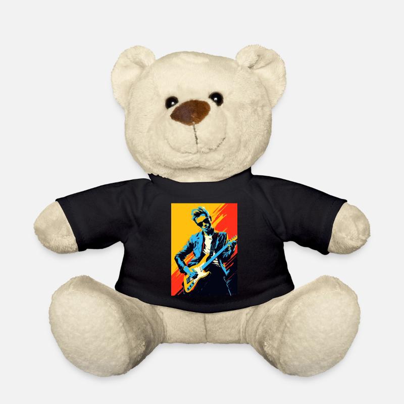 Pop-Art-Rocker - Teddy - Schwarz