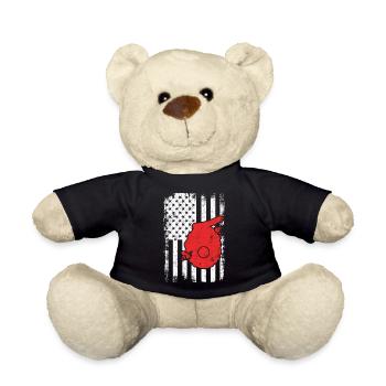 4. Juli USA Imkerei - Teddy - Schwarz - Vorne