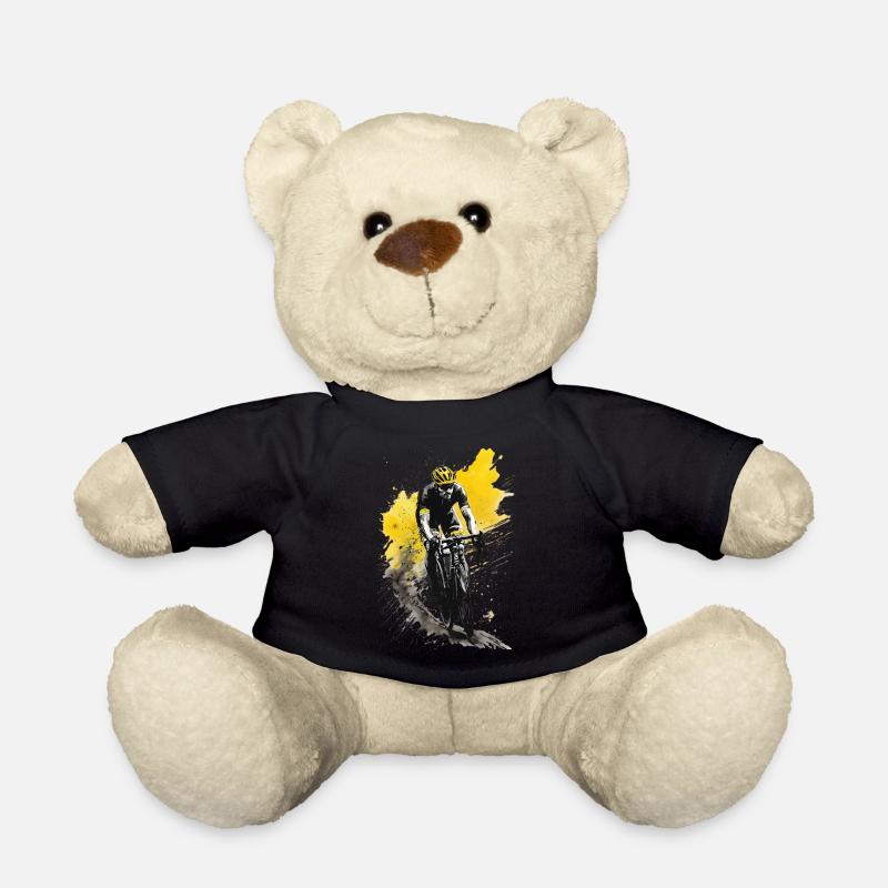 Rennrad Rennradfahrer Geschenk Geschenkidee - Teddy - Schwarz
