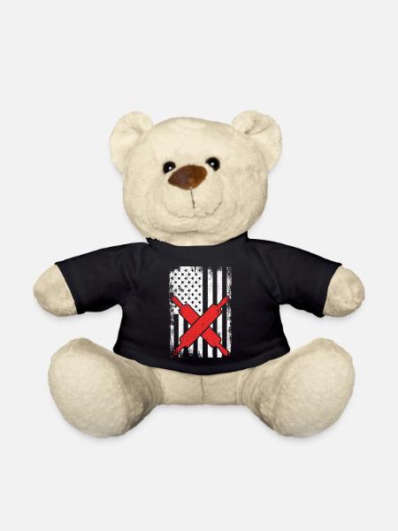 US Flagge Bäcker - Teddy - Schwarz