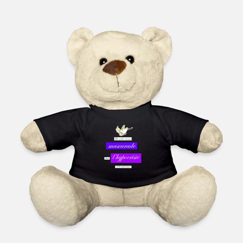 hypocrisie - Nounours - noir