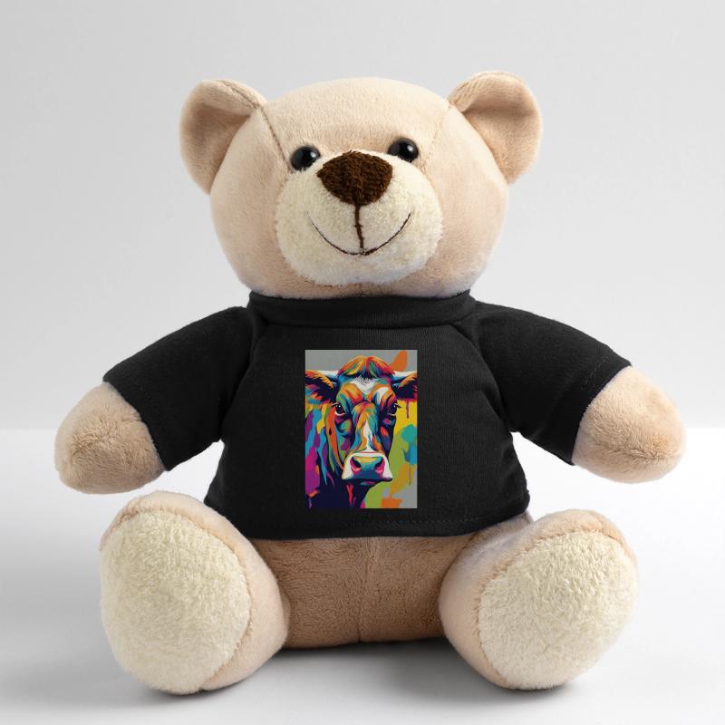 Crâne de vache coloré Nounours