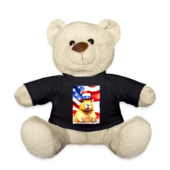 Nagetier "Capybara President" - Teddy - Schwarz - Vorne