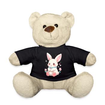 Hase Ostern Süß - Teddy - Schwarz - Vorne