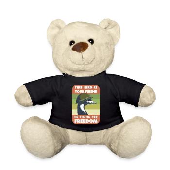 Grande Guerre des Emeu - Cet Oiseau est votre ami ! - Nounours - noir - Devant