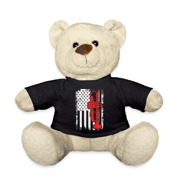 Drapeau Trumpet USA - Nounours - noir - Devant
