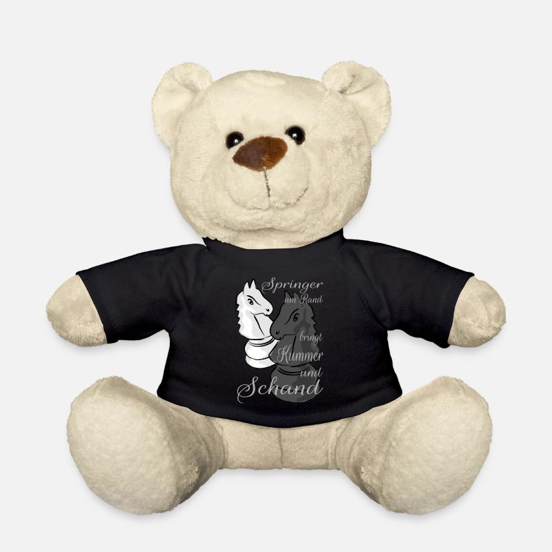 Schach - Teddy - Schwarz