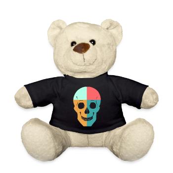 Crâne Quadricolore - Nounours - noir - Devant