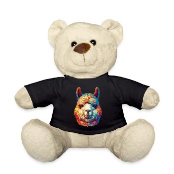 Alpaca - Teddy Bear - black - Front