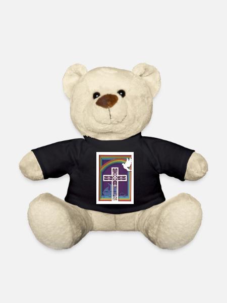 Cut Out Kreuz - Teddy - Schwarz