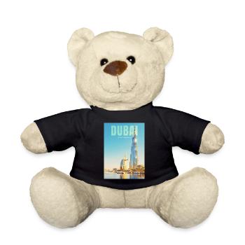 Dubai Skyline – Wüstenmetropole - Teddy - Schwarz - Vorne