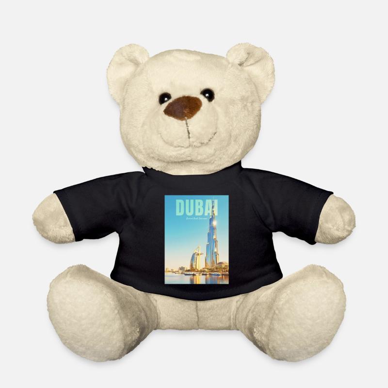 Dubai Skyline – Wüstenmetropole - Teddy - Schwarz