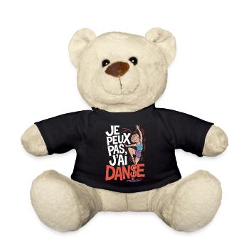 J'peux pas j'ai danse - Nounours - noir - Devant