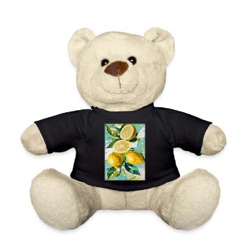 Zitronen-Stimmung - Teddy - Schwarz - Vorne