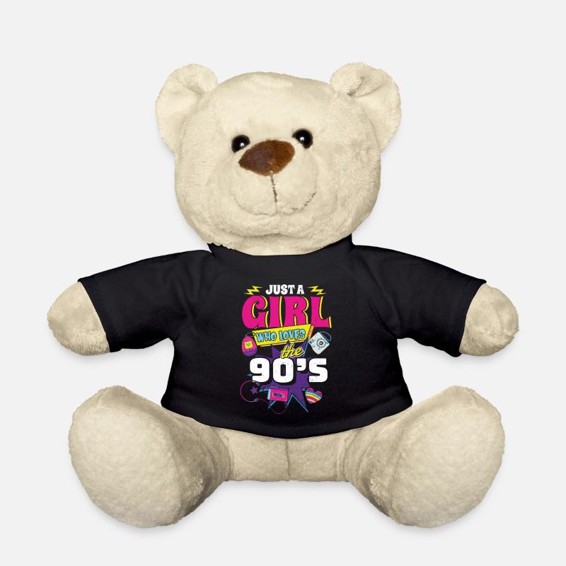 90er Jahre - Teddy - Schwarz