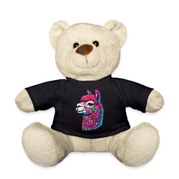 Alpaca - Teddy Bear - black - Front