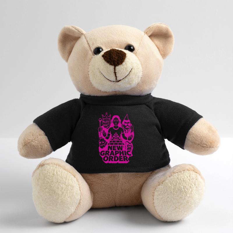 New Graphic Order Pulp Art pink Teddy