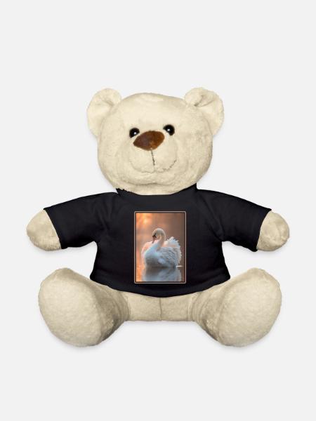 Schwäne Schwan - Teddy - Schwarz