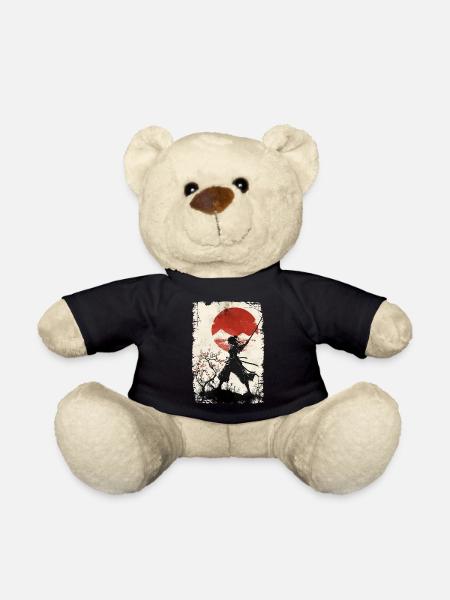 Japan vintage samurai - Teddy - Schwarz