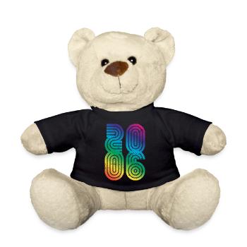Vintage 2006 20. Geburtstag - Teddy - Schwarz - Vorne
