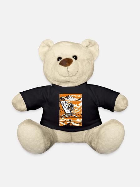 Summit Victory Mountain Art - Teddy - Schwarz