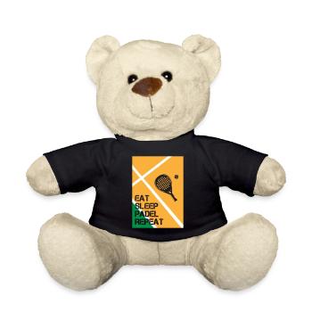 Eat_Sleep_Padel_Repeat - Teddy Bear - black - Front