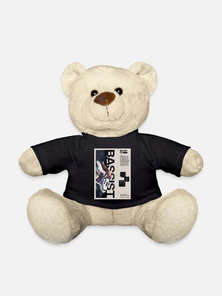 Bass Electric Bass Art - Teddy - Schwarz