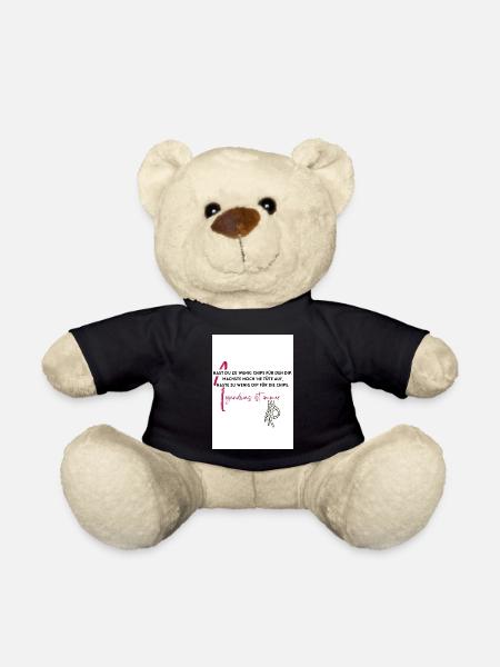 Irgendwas ist immer - Teddy - Schwarz