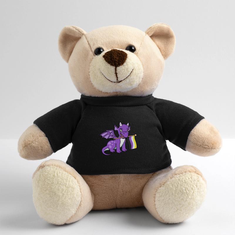 Nonbinary Pride Dragon Nonbinary Pride Teddy Bear